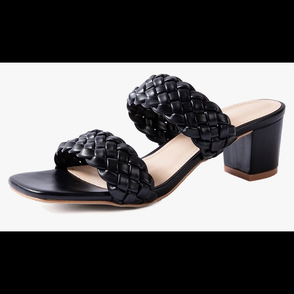 Black Braided Sandals